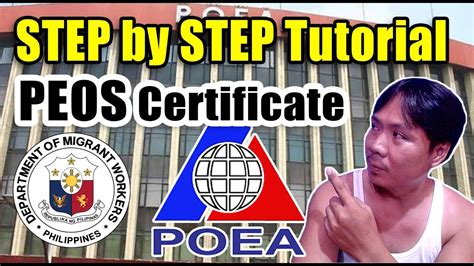 How to Get a PEOS Certificate Online .
